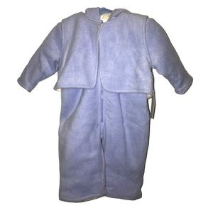 2 PIECE SET--INFANT BABY WINTER COAT JACKET BUNTING JUMPER SUIT 3-6MOS
